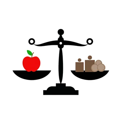 Illustration weighing