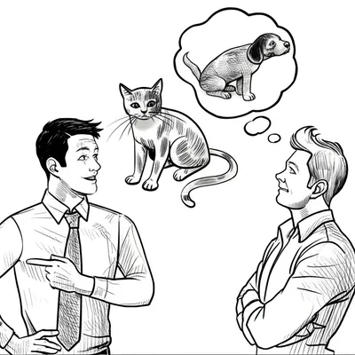 Illustration misunderstand