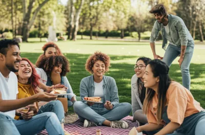 Illustration sociable - Image 1