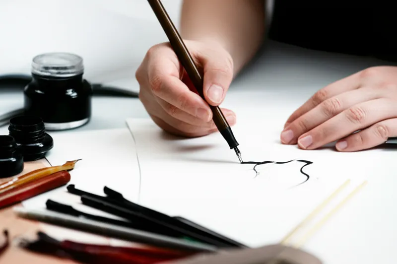 Visual illustration for the word "training" - To practice an ability.