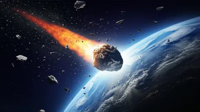 Illustration meteoroid