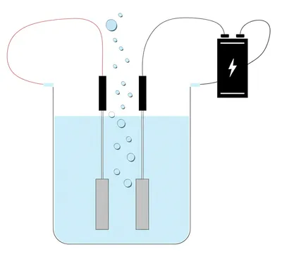 Illustration electrolysis