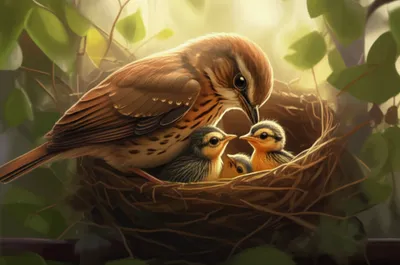 Illustration nestled - Image 1