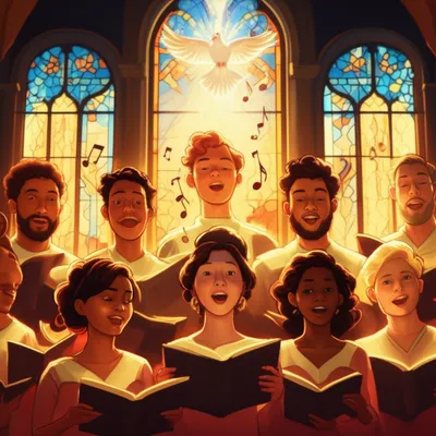 Illustration hymnal - Image 1