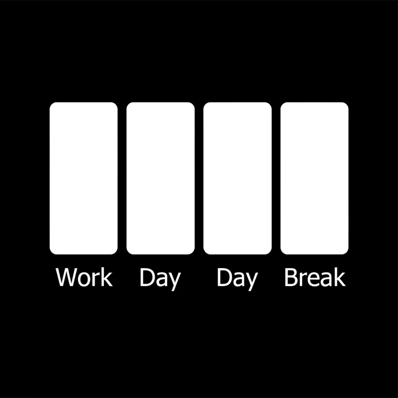 Illustration visuelle du mot « weekend » - Week-end