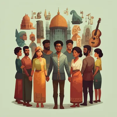 Illustration ethnicity - Image 1