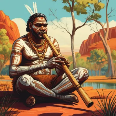 Illustration didgeridoo