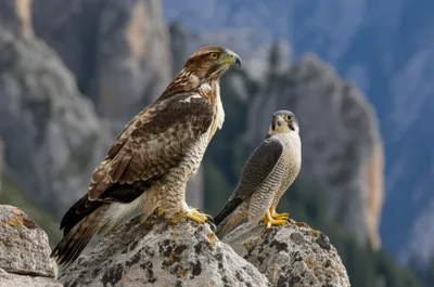 Illustration falcons - Image 1