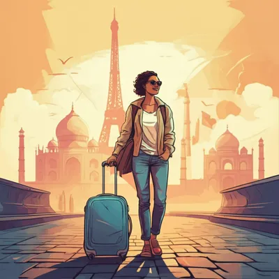 Illustration travelled