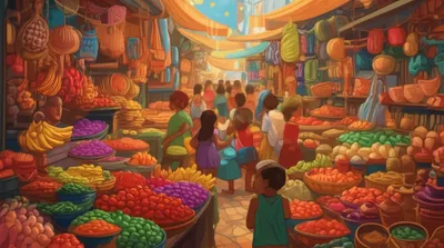 Illustration bustling - Image 1