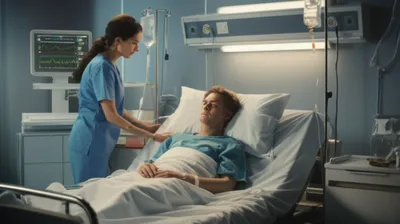 Illustration hospitalized - Image 1