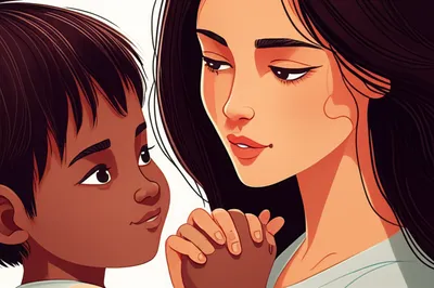 Illustration mother - Image 1