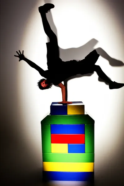 Illustration acrobatic