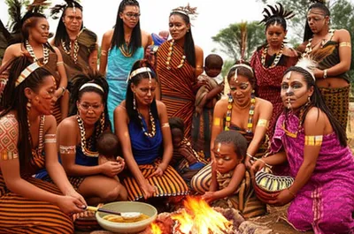 Illustration tribespeople - Image 2