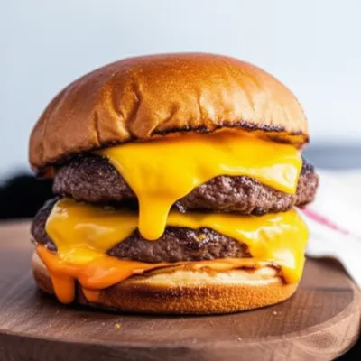 Illustration cheeseburgers