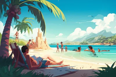 Illustration vacation - Image 1