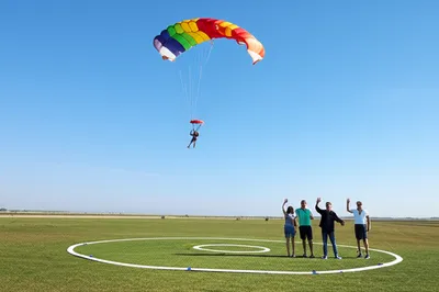 Illustration parachuting - Image 1