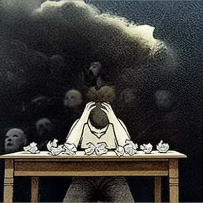 Illustration vexed - Image 1