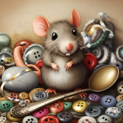 Illustration woodrat
