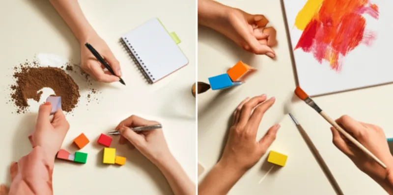 Illustration visuelle du mot « de » - Faire