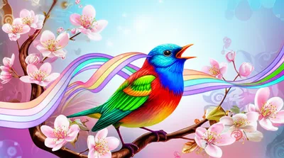 Illustration warbles