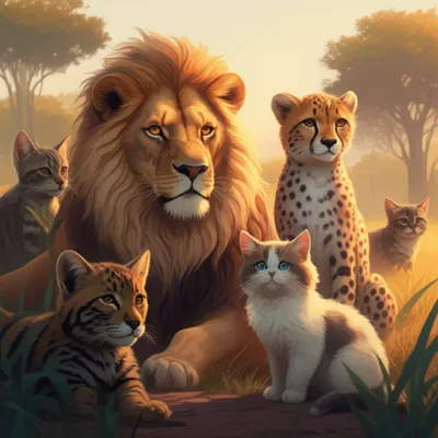 Illustration felines - Image 1