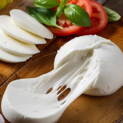 Illustration mozzarella