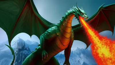 Illustration dragons