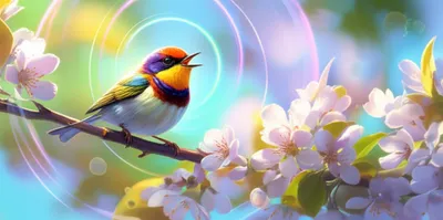 Illustration chirruped