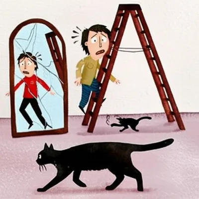 Illustration superstitions