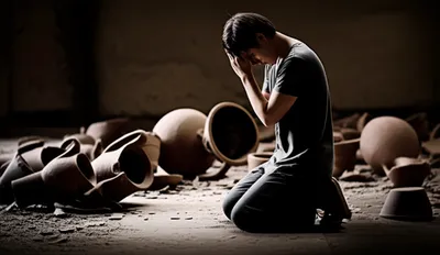 Illustration repentant