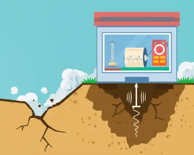 Illustration seismographs