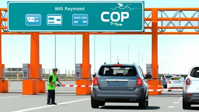 Illustration tollbooth